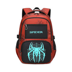 Mochila infantil para niños, mochila escolar con araña luminosa para niños y adolescentes de 45 cm (18 pulgadas) de alto.
