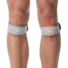 Rodilleras ajustables. Rodilleras unisex para mujeres y hombres. Rodillera de compresión para correr y hacer deportes. Correas de soporte para tendón rotuliano, rodillera de rótula con tubo semicircular de EVA, bandas de rótula.