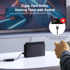 Adaptador USB a Ethernet UGREEN, adaptador de red de 10/100 Mbps, con chip Ax88772D, adaptador LAN RJ45 con cable para portátil, compatible con Nintendo Switch, MacBook, Chromebook, Windows, macOS y Linux (no compatible con Wii).
