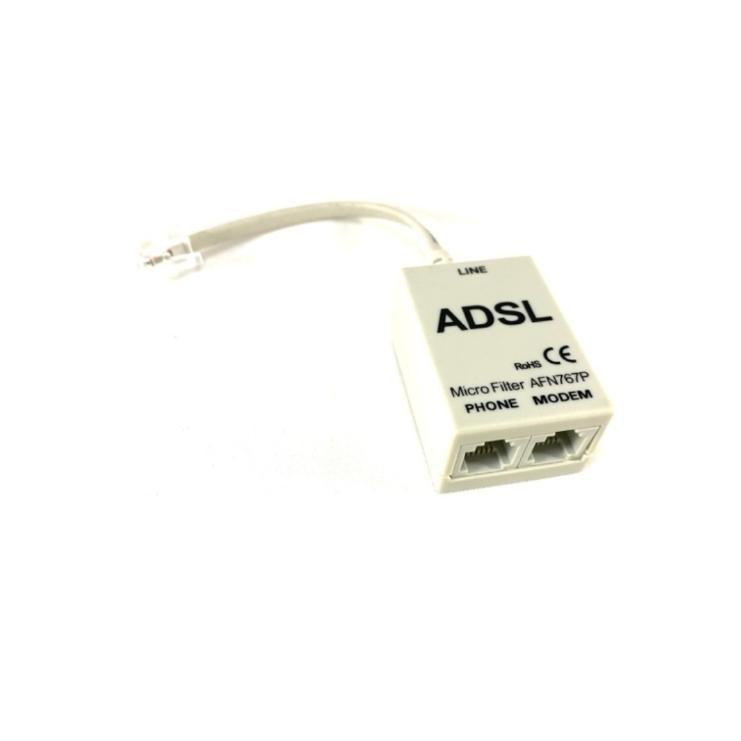 Filtro ADSL. Filtro telefónico ADSL 2+ para Conexión a Internet y Teléfono.