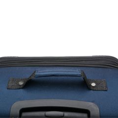 Equipaje extensible con ruedas giratorias, Azul marino, U.S. Traveler (usado 1 vez)
