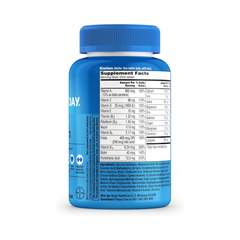 ONE A DAY Suplemento multivitamínico para hombre con vitamina A, vitamina C, vitamina D, vitamina E y zinc para apoyo a la salud inmunológica, B12, calcio y más, presentación bote de 200 unidades.