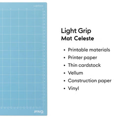 Mat de corte marca Cricut Original - Alfombrilla de corte para Cricut Joy Xtra - Light Grip