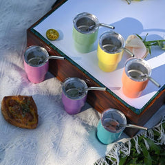 Mini vaso de acero inoxidable de 3 onzas con popote y tapa, para bodas, fiestas, whisky, cócteles, recuerdos de celebraciones, etc.