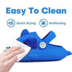 Chanclas de tiburón para niños. Sandalias sin cordones para niños y niñas. Pantuflas de playa para niños pequeños. Chanclas para playa, piscina y ducha.