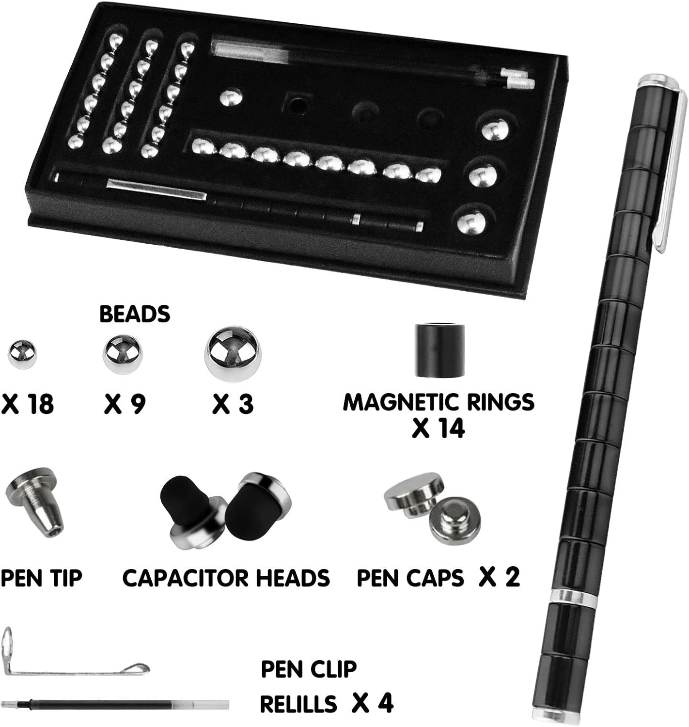 Fidget Pen Descompresión Magnética