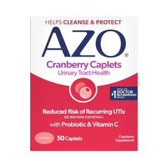 Suplemento para la salud del tracto urinario de arándano AZO, 1 porción = 1 vaso de jugo de arándano, pastillas de arándano sin azúcar. Suplemento de Píldoras Cranberry Para La Salud del Tracto Urinario.