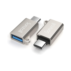 Adaptador USB C macho a USB hembra (paquete de 2) para MacBook Pro/Air, iPad, Samsung Galaxy , etc. Marca Sonzoll.