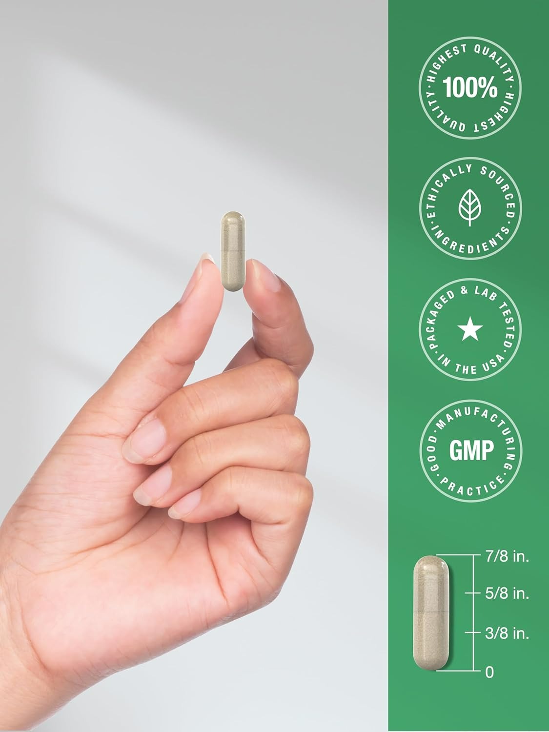 Horbäach Suplemento de Ashwagandha, Fuerza máxima, bote de 120 cápsulas, Sin GMO, sin gluten. Suplemento marca Horbäach.