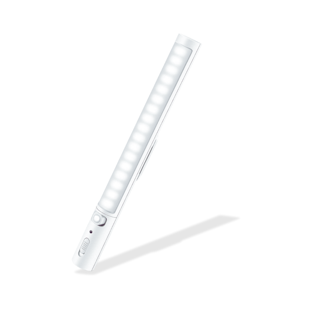 Luz LED para armario, Iluminación debajo del gabinete. Luz con sensor de movimiento. Requiere baterías AA.