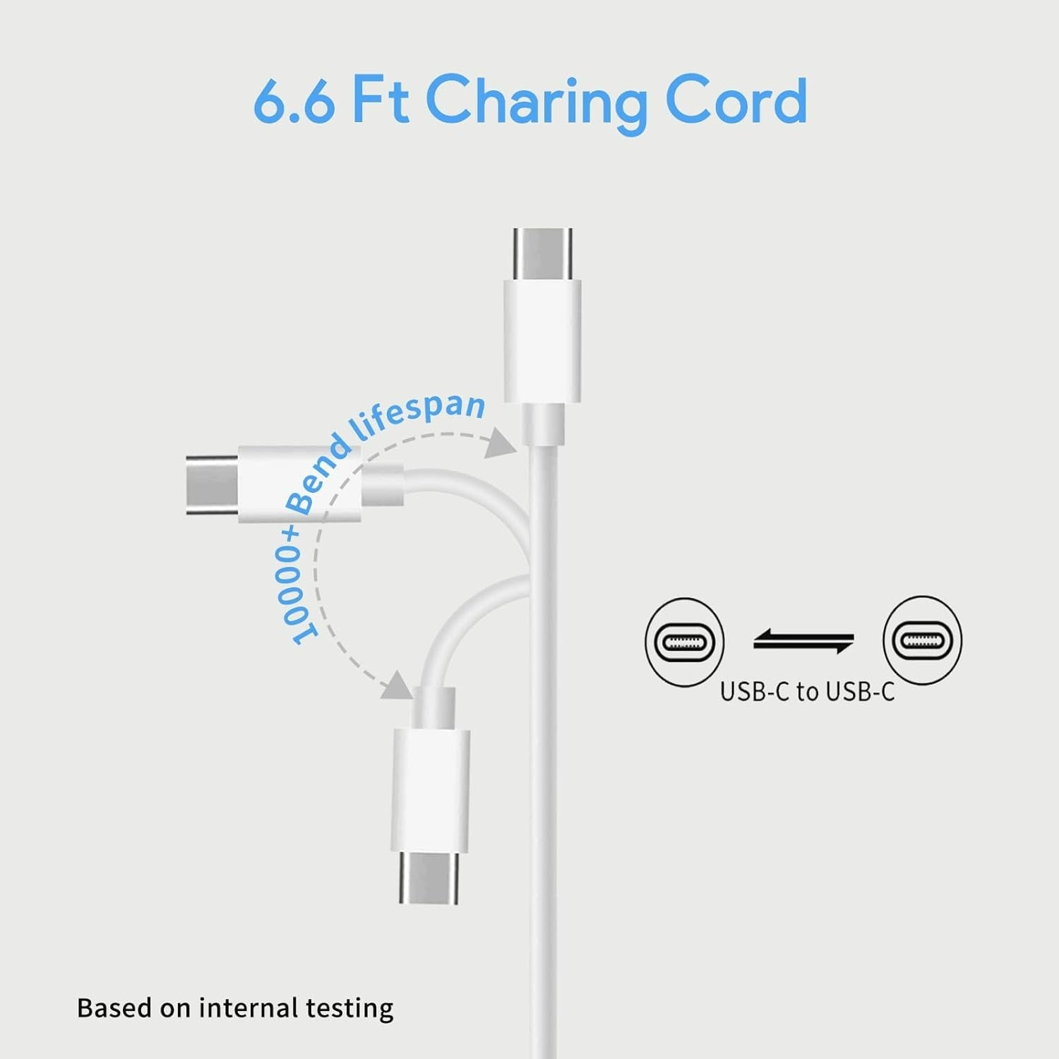 Cargador para Mac Book Pro - Mac Book Pro Charger - 87W USB C Power Adapter. Incluye cable de carga de 6.6 Pies (2 mts. o 200 cm.)