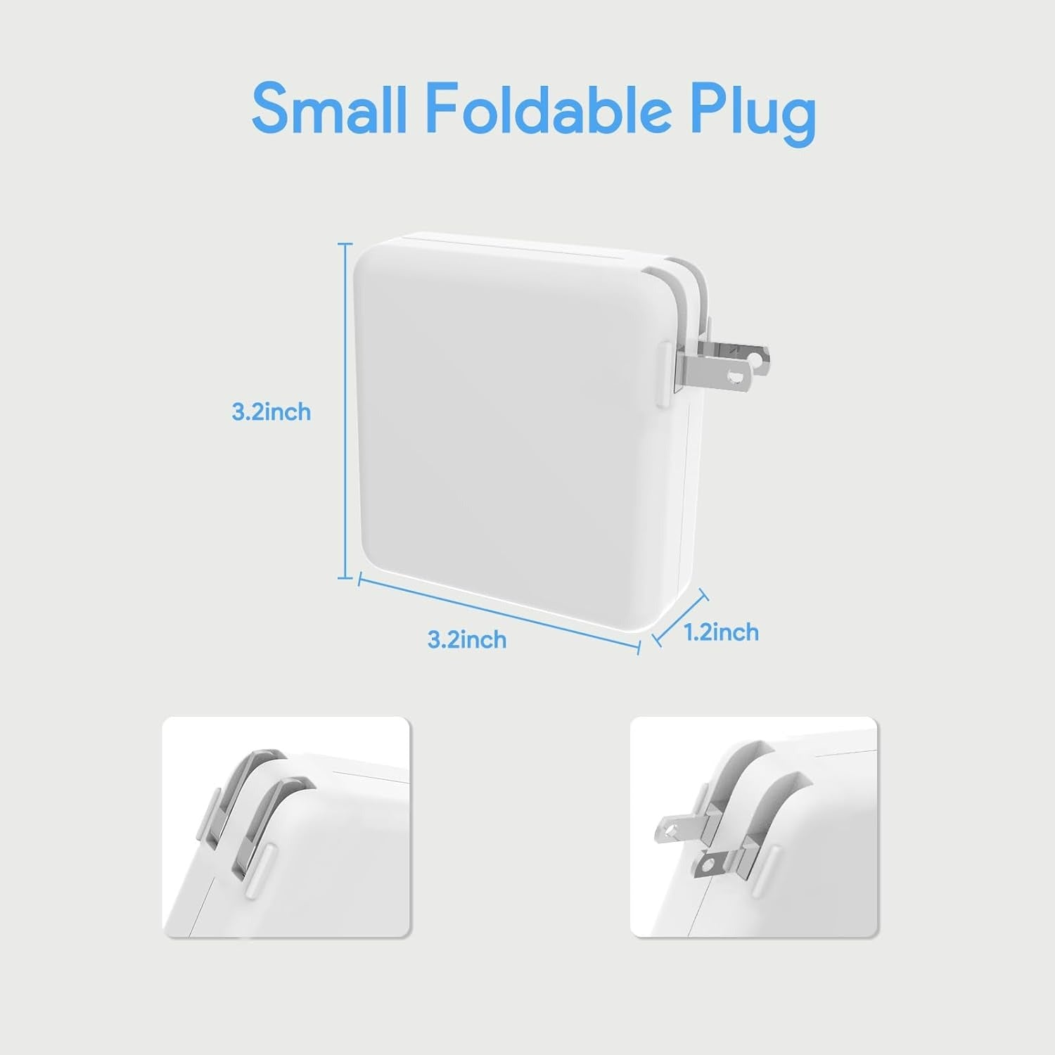 Cargador para Mac Book Pro - Mac Book Pro Charger - 87W USB C Power Adapter. Incluye cable de carga de 6.6 Pies (2 mts. o 200 cm.)