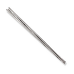 Palillos metálicos de acero inoxidable de alta calidad, reutilizables, aptos para lavavajillas, cuadrados, ligeros, antideslizantes, fáciles de usar, para el hogar, cocina, hotel, restaurante. Palillos Chinos. Palillos Coreanos.