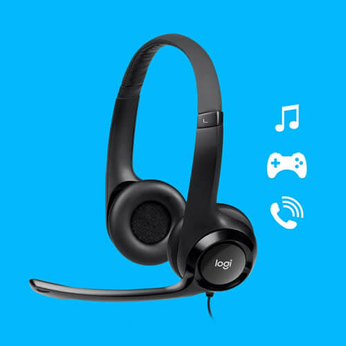 Audifonos / Auriculares USB H390 ClearChat Comfort de Logitech