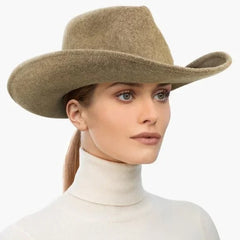 Sombrero Genuino de Diseñador Eric Javits NY - Anette - Color Bronze.