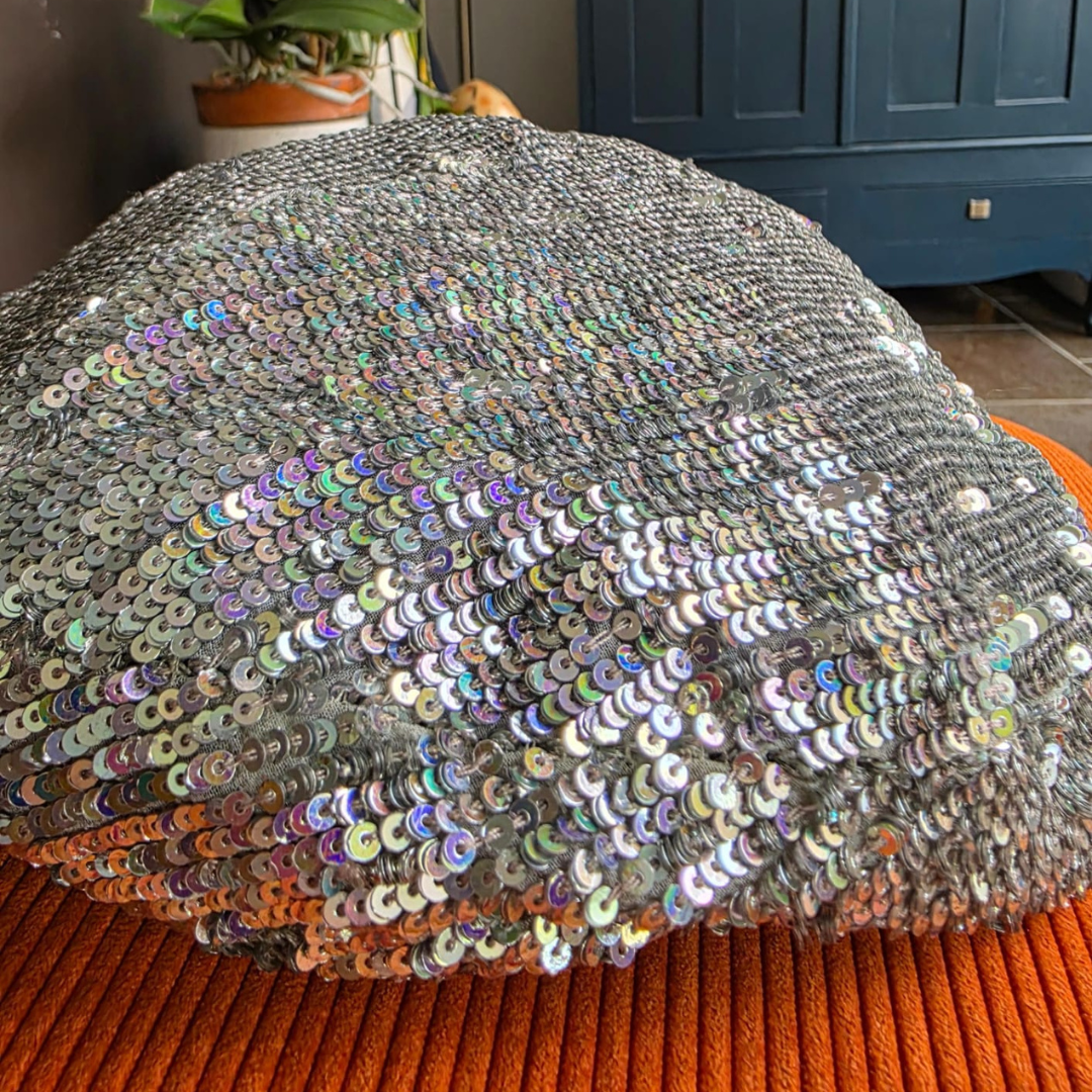 Sombrero Genuino de Diseñador Eric Javits NY - Blaze - Color Plata.