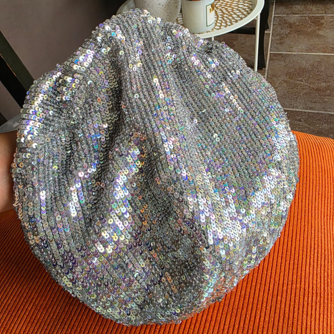 Sombrero Genuino de Diseñador Eric Javits NY - Blaze - Color Plata.