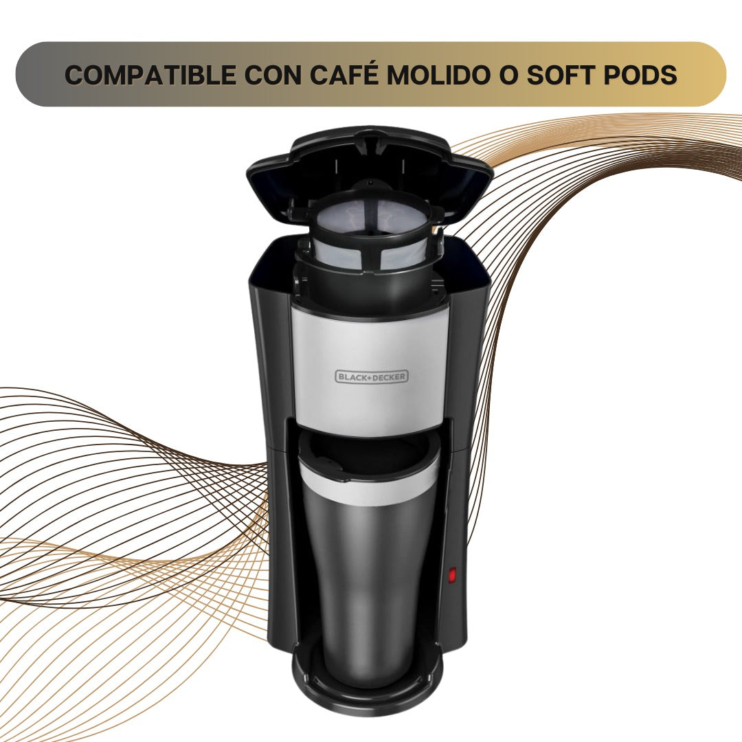 Cafetera personal vaso plastico 16oz