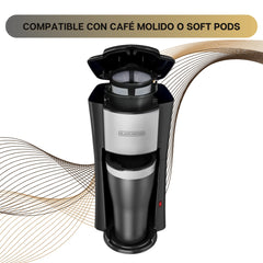 Cafetera personal vaso plastico 16oz