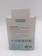 MTMAX cable USB  a lightning, Negro, Blanco