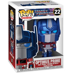 FunkoPOP retro: Transformers - Optimus Prime Color Metalico, 3.75 pulgadas