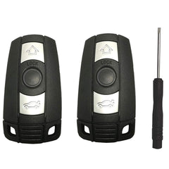 Carcasa para llave de coche, compatible con BMW Serie 3 5, BMW X5, BMW X6, BMW Z4, 3 botones